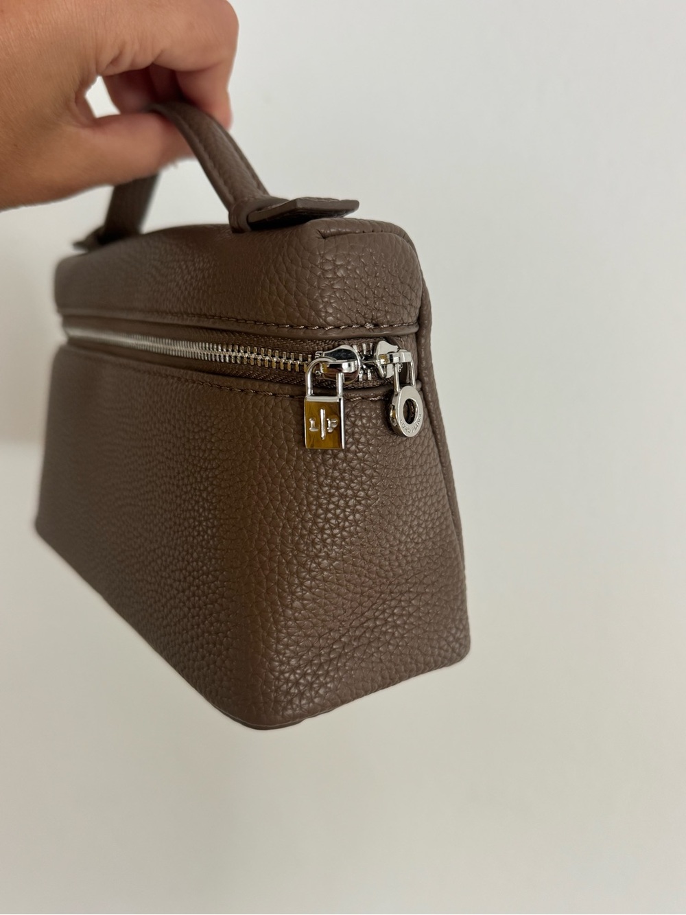 SOFT MINI LEATHER (LORO PIANA LOOK-ALIKE) HANDLE BAG